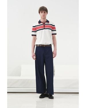 Giesto Tailored Suit Trousers - Blue