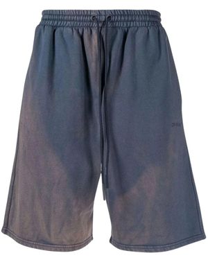 Off-White c/o Virgil Abloh Diag Tab Vintage Skate Sweatshorts Outerspace - Blue