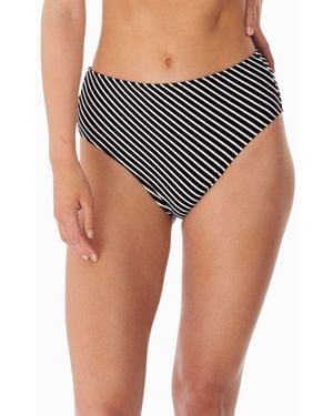 Freya Beach Hut High Waist/Leg Bikini Brief - Blue