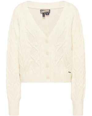 Dreimaster Vest Wolwit - Naturel