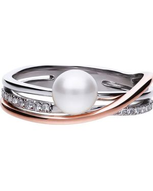 Diamonfire 6119751111160 Ladies Ring - Metallic