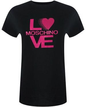 Moschino Love Bold Logo T-Shirt Cotton - Black