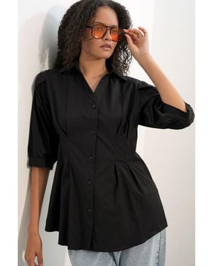 Bigdart Cotton Blend Shirt - Black