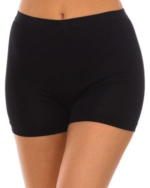 Q En Bamboo Anti-Chafing Boxer Briefs Q803 - Black