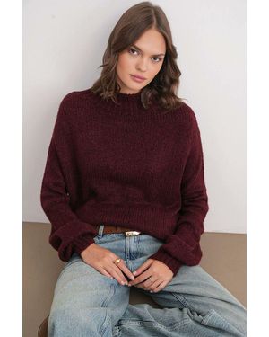 MixRay Knit Jumper - Red