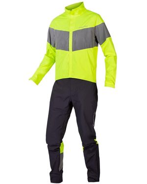 Endura Luminite Funnel Neck Long Sleeve Sweatshirt Full Tracksuit - Yellow