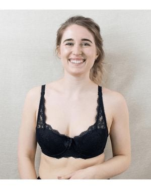 Pour Moi Flora Lightly Padded Underwired Bra - Blue