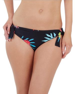 Lepel Tropics Tie Side Bikini Brief - Blue