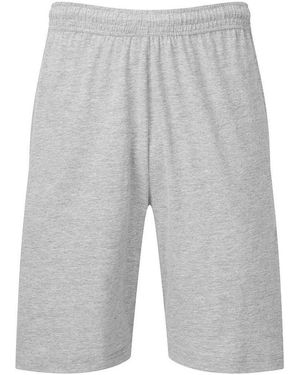 Fruit Of The Loom Iconic Jersey Shorts (Heather) - Grey