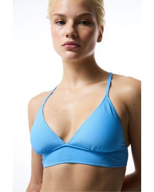 Penti Bubble Bralette Bikini Top - Blue