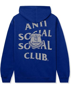 ANTI SOCIAL SOCIAL CLUB Anti Social Club Assc X Everton Fc Blues Hoodie