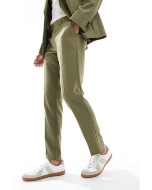 ASOS Slim Suit Trouser - Green