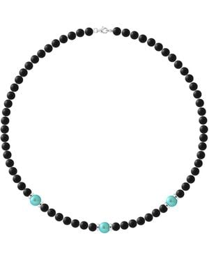 Rodney & Rolf Necklace Sterling 925 Bradford - Black