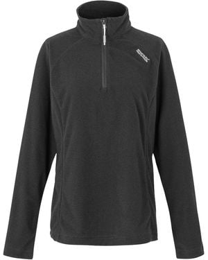 Regatta Great Outdoors /Ladies Montes Half Zip Fleece Top (Seal/Ash) - Grey