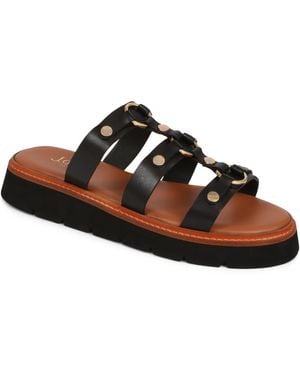 Jones Bootmaker Harlee Leather Mules - Brown