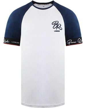 Born Rich Aden T-Shirt Cotton - Blue