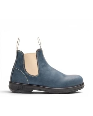Rossi Boots 404 Storm Leather Outdoor Chelsea - Blue
