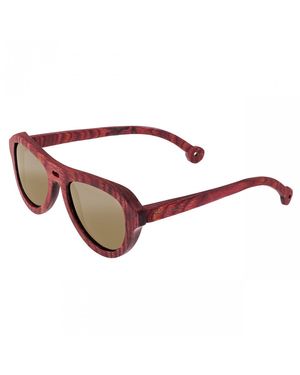 Spectrum Keaulana Wood Polarized Sunglasses - Brown