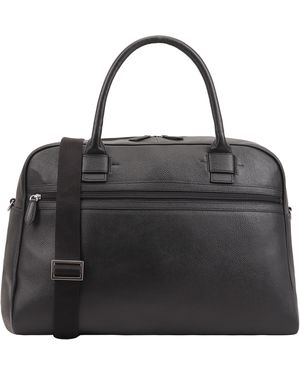 Paul Costelloe Benny Leather Weekend Bag - Black