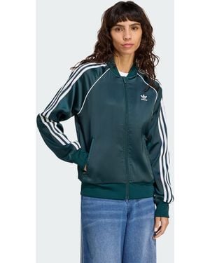 adidas Originals Sst Adicolor Satin Track Top - Blue