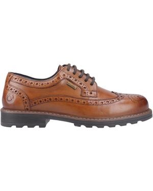 Cotswold Ramsden Leather Shoes - Brown