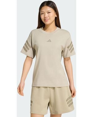 adidas Future Icons 3-Stripes Tee - Natural