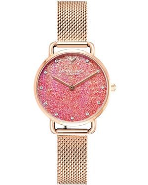 Victoria Hyde London Watch Galaxy Sparkle Mesh, Rosegold - Pink