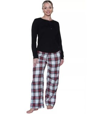 Gap Pyjama Flannel Sleep Set - Black