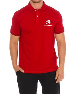 Philipp Plein Pips506 Short-Sleeved Polo Shirt - Red