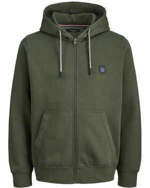 Jack & Jones Sweatshirt Zip-Up - Green