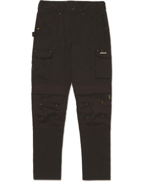 Caterpillar Nexus Knee Pocket Stretch Cotton Outdoor Trousers - Black