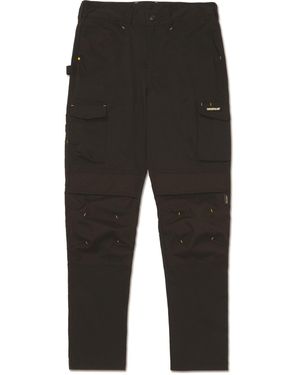 Caterpillar Nexus Knee Pocket Stretch Cotton Outdoor Trousers - Black