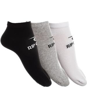 Rip Curl 3 Pairs Rc0 Ankle Socks - Black