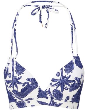 Lingadore Voorgevormde Triangel Bikini Top - Blauw