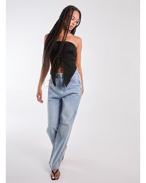 Pink Vanilla Butterfly Effect Top - Blue