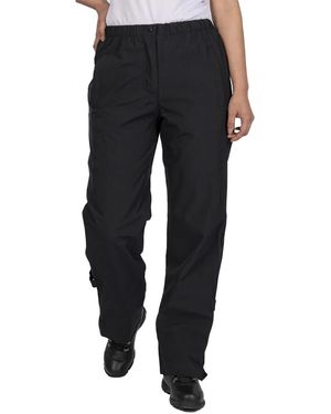 Island Green Ladies Drop Hem Waterproof Trousers - Black