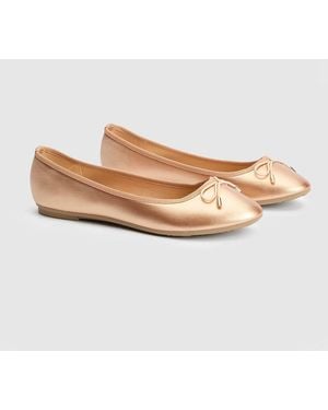 Good for the Sole Darcy Comfort Bow Detailed Ballerina Flats - Pink