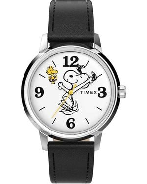 Timex Tw2Y19900 Peanuts Marlin Watch - Black