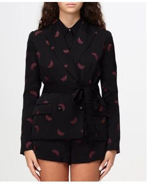 Twinset 100% Viscose Stylish Shirt - Black