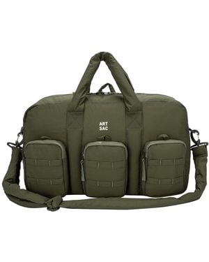 Art-sac Harring Padded Triple Pocket Holdall - Green