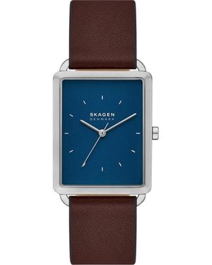 Skagen Hagen Watch Skw6930 Leather (Archived) - Blue