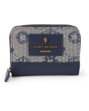 Kurt Geiger Chiswick Sm Zip Wallet - Blue