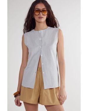 Nasty Gal Cotton Shorts - White