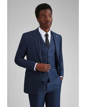 Ted Baker Tai Semi Plain Slim Jacket - Blue