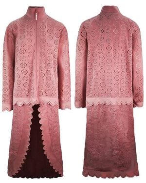 PUMA X Rihanna Fenty Jacket With Cape Skirt Long Sleeve 574267 02 - Pink