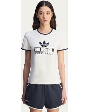 adidas Originals Sporty & Rich Tee - White