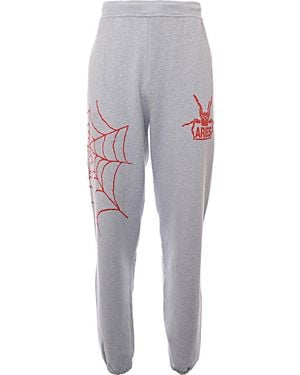 Aries Silas Spider Track Trousers - Grey