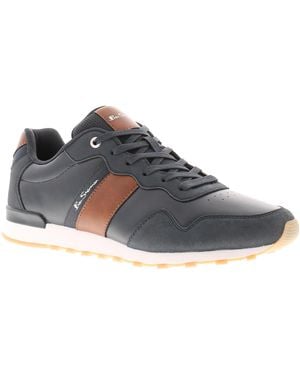 Ben Sherman Owen Retro Sneakers - Zwart