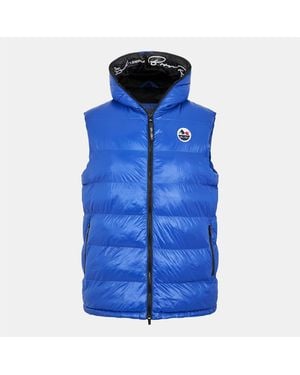 Born Rich Mateo Hoody Gilet - Blue