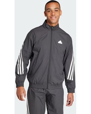 adidas Future Icons 3-Stripes Woven Track Jacket - Grey